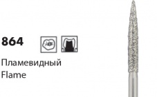 Алмазные боры NTI 864 (пламевидные, L12 мм)
