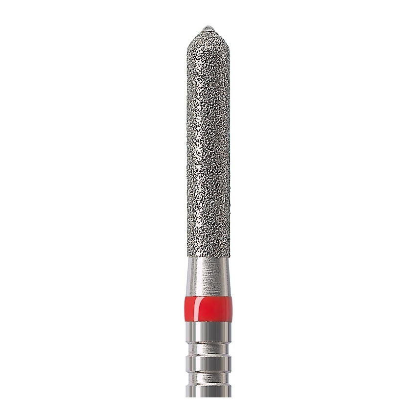 Бор алмазный NTI 878SE-015F-FG (Торпеда) D1,5мм / Мелкое зерно(Красный) Бор алмазный NTI 878SE-015F-FG (Торпеда) D1,5мм / Мелкое зерно(Красный) — изображение 3