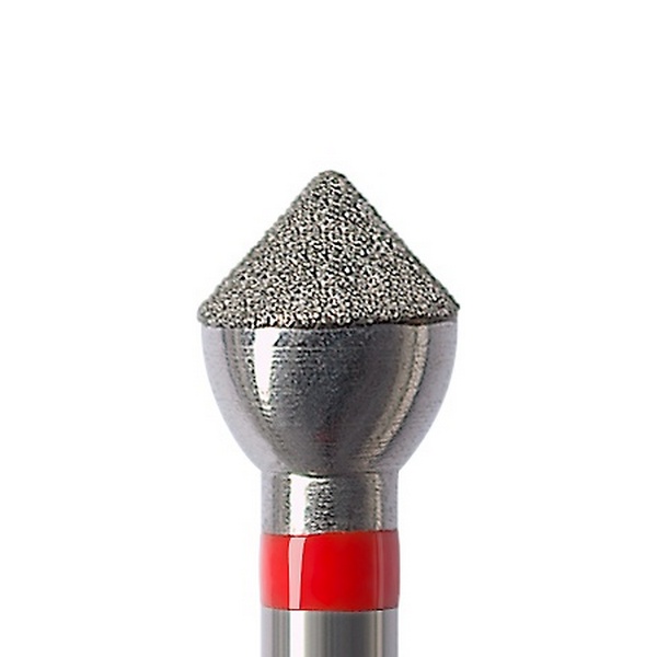 985-031F-FGM Бор алмазный NTI Окклюзионный D3,1мм/ Мелкое зерно (Красный) 985-031F-FGM Бор алмазный NTI Окклюзионный D3,1мм/ Мелкое зерно (Красный) — изображение 2