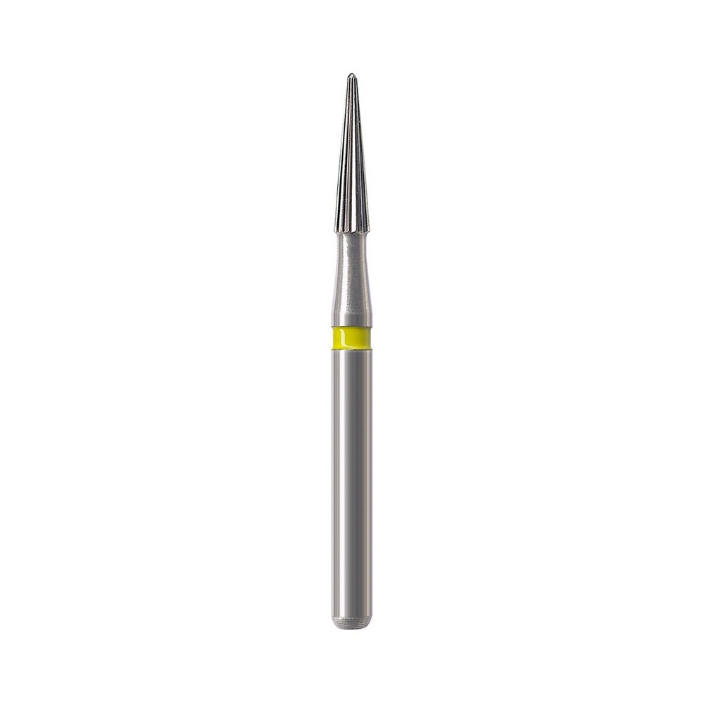 H134F-014-FG Финир ТВС / Конус остроконечный, Безопасный конец (16 граней) Желтый NTI H134F-014-FG Финир ТВС / Конус остроконечный, Безопасный конец (16 граней) Желтый NTI — изображение 2