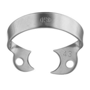 Кламп коффердам для моляров №43 аналог клампа Brinker B3 (Dentech, Япония)