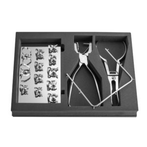 Rubber Dam Technic Set / Раббер Дам Техник Сет набор из 12 клампов и инструментов для раббердама/коффердама (Dentech, Япония)