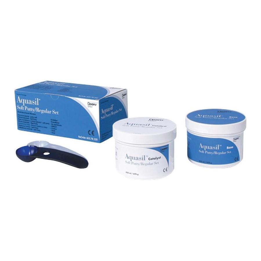 Aquasil Soft Putty Regular Set / Аквасил Софт Патти Регуляр (2 х 450 г. база+катализатор) обычного отверждения Dentsply Aquasil Soft Putty Regular Set / Аквасил Софт Патти Регуляр (2 х 450 г. база+катализатор) обычного отверждения Dentsply