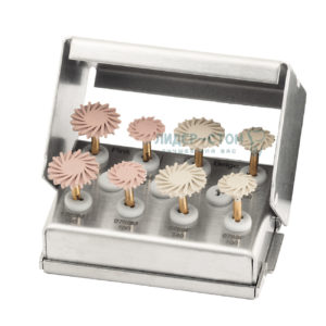 Набор Закрученных Полиров Твист 2663 (Twist Polishing Kit) 8 шт. Meisinger (Майзингер)
