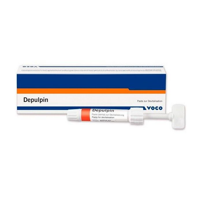 Depulpin / Депульпин (1шпр. х 3гр.) VOCO паста для девитализации пульпы без мышьяка Depulpin / Депульпин (1шпр. х 3гр.) VOCO паста для девитализации пульпы без мышьяка