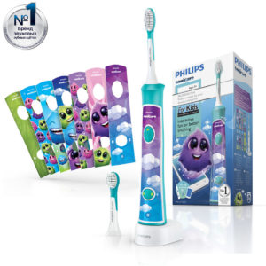 Электрическая зубная щетка Philips For Kids+, HX6322