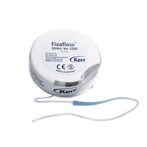 FixaFloss — многофункциональный флосс для мягкой фиксации коффердама Kerr FixaFloss — многофункциональный флосс для мягкой фиксации коффердама Kerr