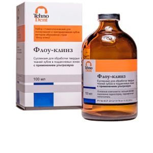 Флоу-клинз — суспензия для обработки твердых тканей зубов, 100мл., TehnoDent