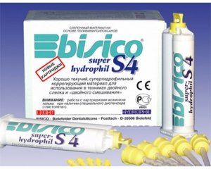 Bisico S4 super hydrophil (Бисико) — коррег мат-л сред текуч (3 карт.х 48мл  насадки)