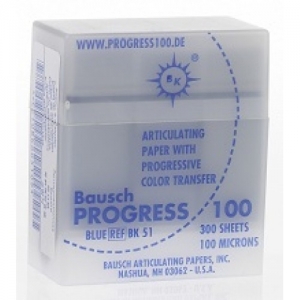 Артикуляционная бумага BK 51 синяя 100мкм 300 листов Bausch Артикуляционная бумага BK 51 синяя 100мкм 300 листов Bausch