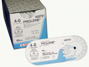 Нить хирургическая  Prolene90 атравмат игла 12-17-Кх15(40) RB-1 голубой  (Ethicon) 12шт