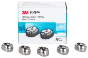 Коронки из нерж. стали (2 коронки) 3M Коронки из нерж. стали (2 коронки) 3M