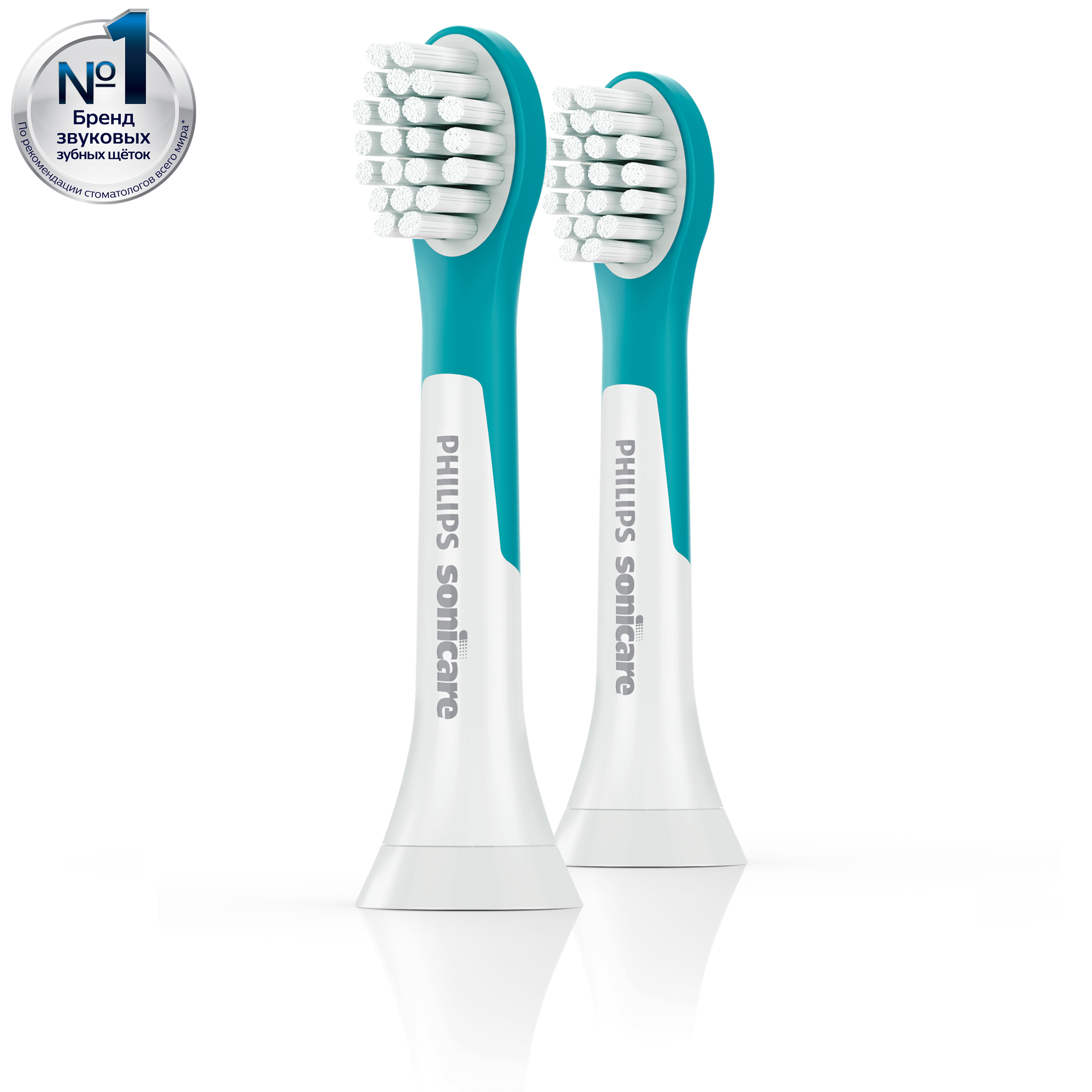 Насадки для электрической щетки для детей 3+ (2шт) Philips HX6032 Насадки для электрической щетки для детей 3+ (2шт) Philips HX6032