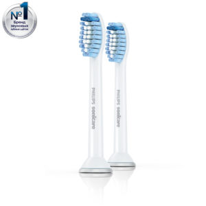 Насадки для электрической щетки Sensitive (2шт) Philips HX6052 Насадки для электрической щетки Sensitive (2шт) Philips HX6052
