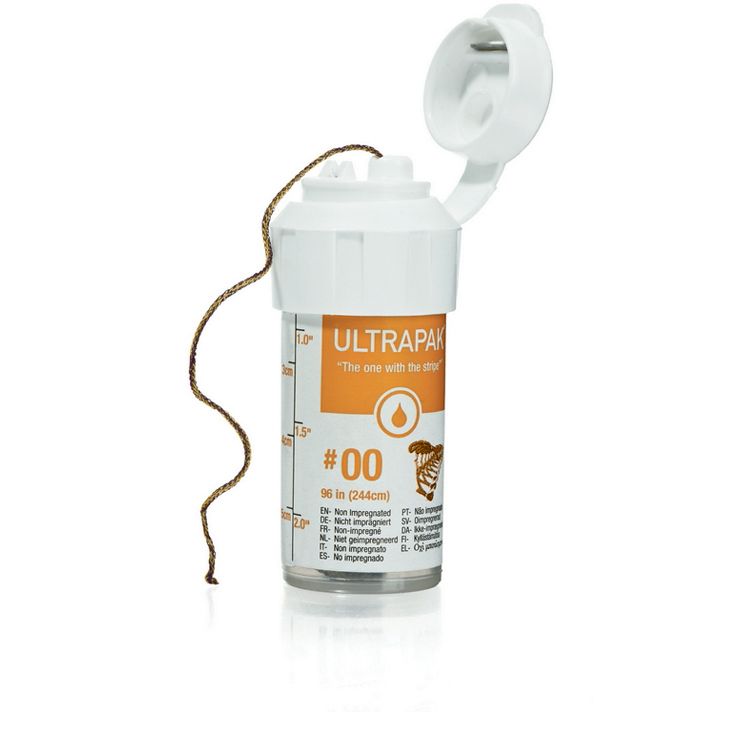 Нить ретракционная UltraPak №00 (желтая) Ultradent Нить ретракционная UltraPak №00 (желтая) Ultradent