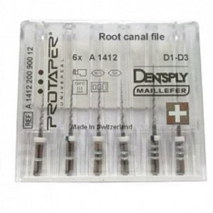 ProTaper D-серия для перелечивания (машинные) Maillefer (6 шт)