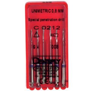 Развертка( дриль)  6шт Unimetric Maillefer