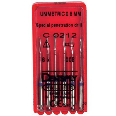 Развертка( дриль) 6шт Unimetric Maillefer Развертка( дриль) 6шт Unimetric Maillefer