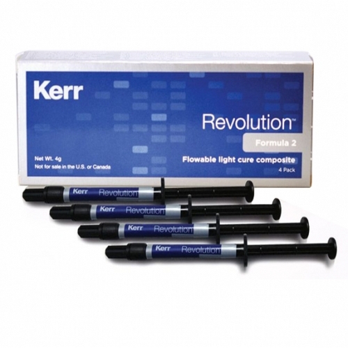 Revolution Formula 2-светоотверждаемый микрогибридный текучий композит (4 шпр х 1г) Revolution Formula 2-светоотверждаемый микрогибридный текучий композит (4 шпр х 1г)