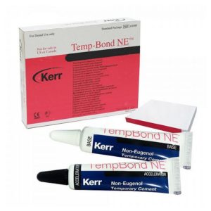 Temp-bond NE(Темп-Бонд) KERR — цемент для временной фиксации без эвгенола (50г. базы +15г. катализ)