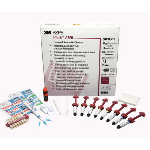 Filtek Z250 (Филтек) — ознакомительный набор (8шпр х 4 г + адгезив Adper Single Bond 2 + 3 мл) 3M ESPE Filtek Z250 (Филтек) - ознакомительный набор (8шпр х 4 г + адгезив Adper Single Bond 2 + 3 мл) 3M ESPE