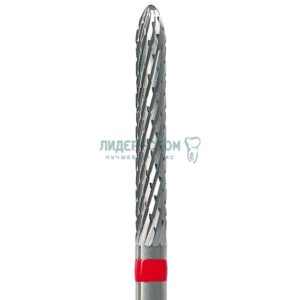 HF295FE-023 фреза Цилиндр заостренный  NTI (Германия) [Крестообразная тонкая насечка]