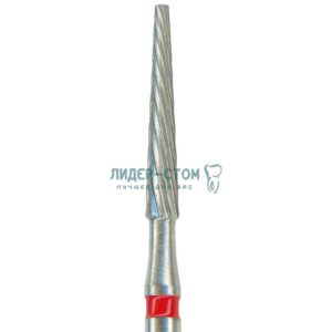 H378-014-FG  Финир ТВС Турбинный Конус, Бокорез D1,4мм (12 граней) Красный NTI(Германия)