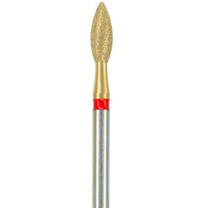 Z368-020F-FG Бор алмазный  ABACUS / АБАКУС(золотой)  NTI(Германия) Форма Бутон