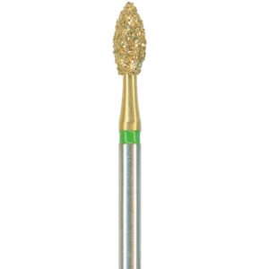 Z368-023C-FG Бор алмазный  ABACUS / АБАКУС(золотой)  NTI (Германия) Форма Бутон