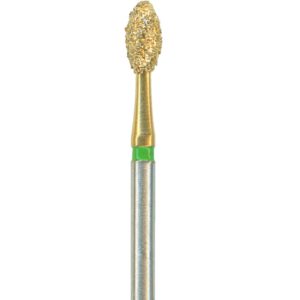 Z379-023C-FG Бор алмазный  ABACUS / АБАКУС(золотой)  NTI (Германия) форма Олива