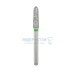 878K-021C-FG Бор алмазный NTI Торпеда коническая D2,1мм / Грубый(Зеленый)
