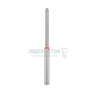 879L-012F-FG Бор алмазный NTI Торпеда удлинненная D1,2мм / Мелкое зерно(Красный)