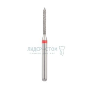 885-010F-FG Бор алмазный NTI Цилиндр остроконечный D1мм / Мелкое зерно(Красный)