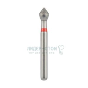 970-023F-FGM Бор алмазный NTI  Окклюзионный D2,3мм/ Мелкое зерно (Красный)