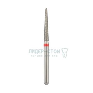 898-016F-FG Бор алмазный NTI  Пламя D1,6мм/ Мелкое зерно(Красный)