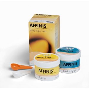 Affinis Putty Super Soft (Аффинис Патти Супер Софт) — слепочная масса 1-й слой  (база+катал.) (2х300ml), Coltene