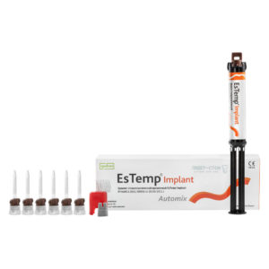 EsTemp Implant / ЭсТемп ИМПЛАНТ (1шпр. х 8г) Spident композитный цемент для фиксации на длительный срок постоянных и временных коронок на имплантах