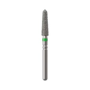 Бор алмазный NTI 878KSE-022C-FG (Торпеда коническая) D2,2мм / Грубый(Зеленый)