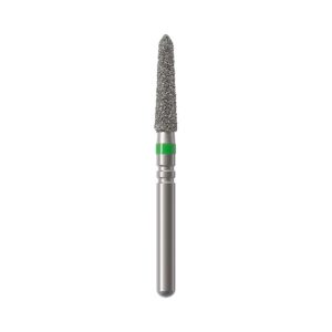Бор алмазный NTI 878KSE-019C-FG (Торпеда коническая) D1,9мм / Грубый(Зеленый)