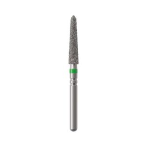 Бор алмазный NTI 879KSE-021C-FG (Торпеда коническая) D2,1мм / Грубый(Зеленый)
